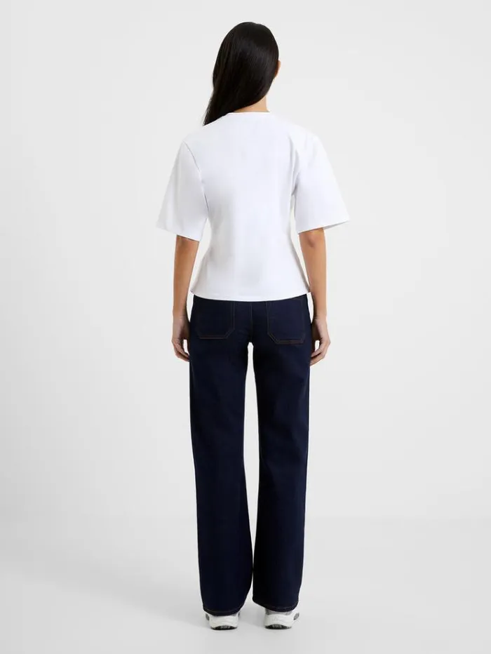 French Connection Tops Pearl Top Linen White 8211 Woman