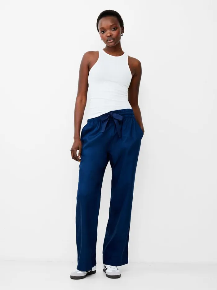 French Connection Trousers Bodie Blend Trousers Midnight Blue 8211 Woman