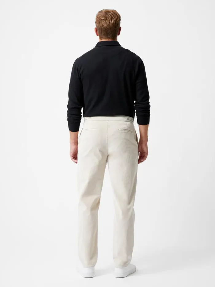 French Connection Trousers Corduroy Stretch Band Trouser Stone 8211 Man