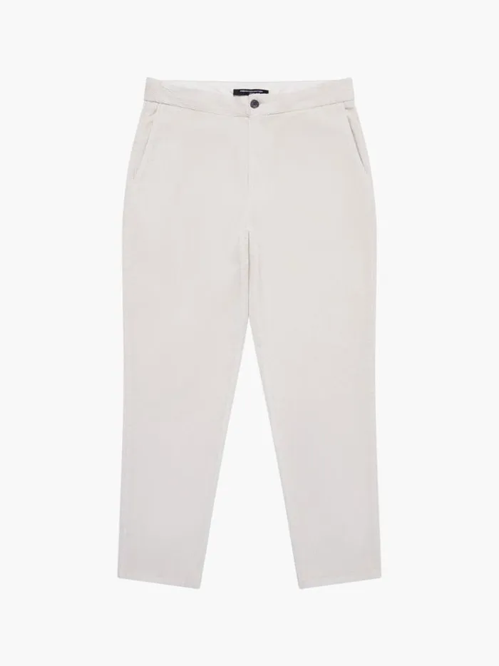 French Connection Trousers Corduroy Stretch Band Trouser Stone 8211 Man