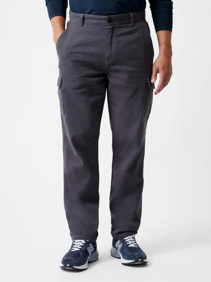 French Connection Trousers Smart Cargo Pants Dark Grey 8211 Man