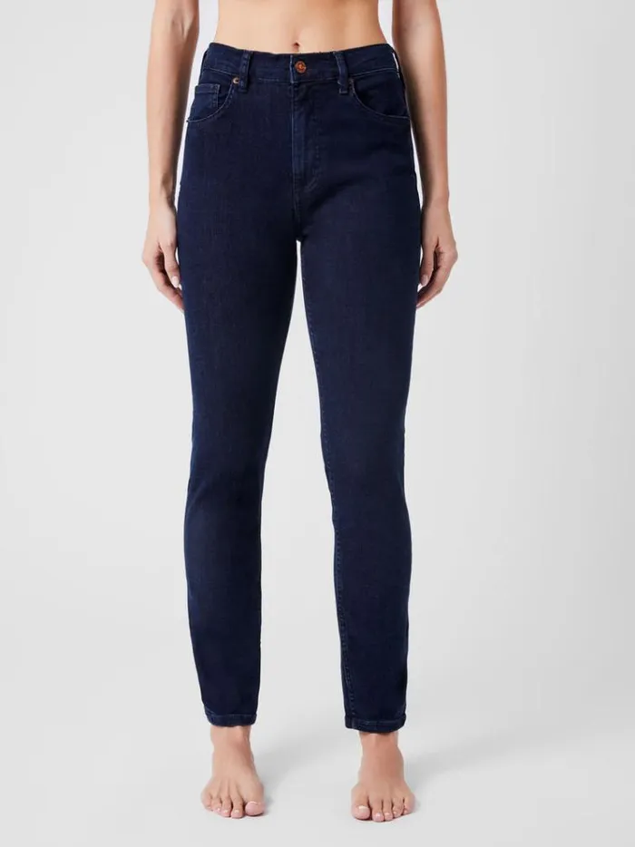 French Connection Trousers Soft Stretch Denim High Rise Skinny Jeans 30 Inch Dark Wash 8211 Woman French Connection Trousers Soft Stretch Denim High Rise Skinny Jeans 30 Inch Dark Wash 8211 Woman