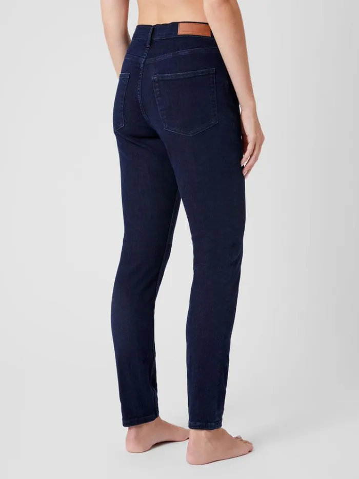 French Connection Trousers Soft Stretch Denim High Rise Skinny Jeans 30 Inch Dark Wash 8211 Woman
