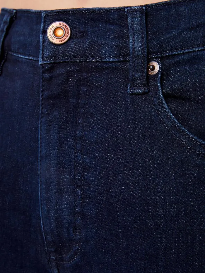 French Connection Trousers Soft Stretch Denim High Rise Skinny Jeans 30 Inch Dark Wash 8211 Woman