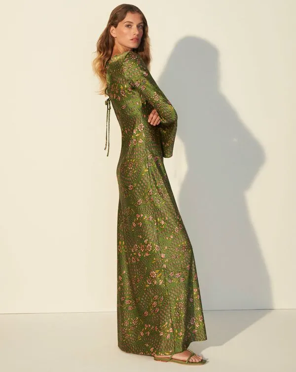 Gemma Maxi Dress Lemongrass Multi Women Veronica Beard Dresses