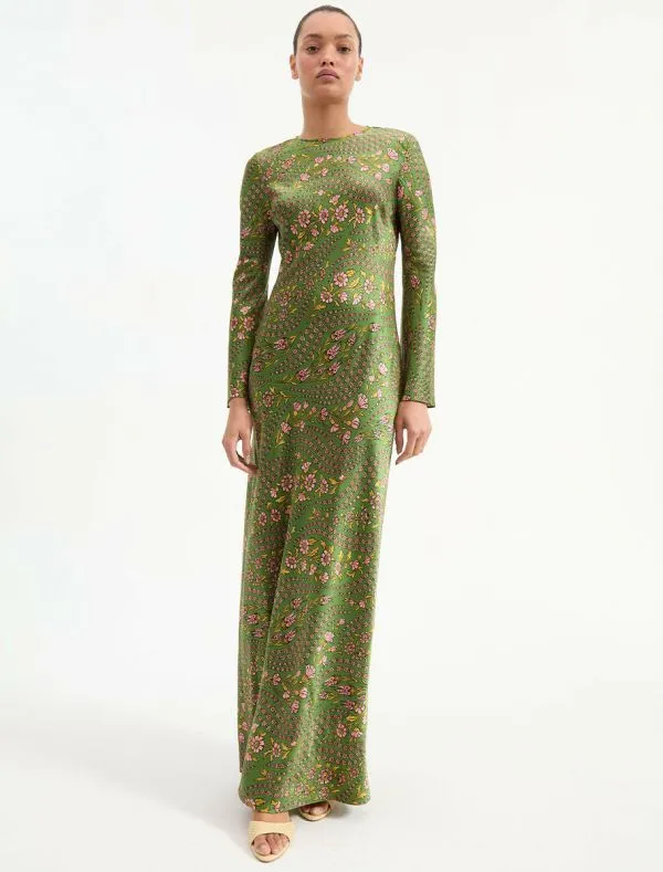 Gemma Maxi Dress Lemongrass Multi Women Veronica Beard Dresses Gemma Maxi Dress Lemongrass Multi Women Veronica Beard Dresses