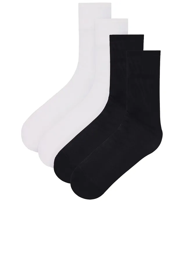 Gia Knee Sock Pack White and Black Women Lovers and Friends Other Accessories Gia Knee Sock Pack White and Black Women Lovers and Friends Other Accessories