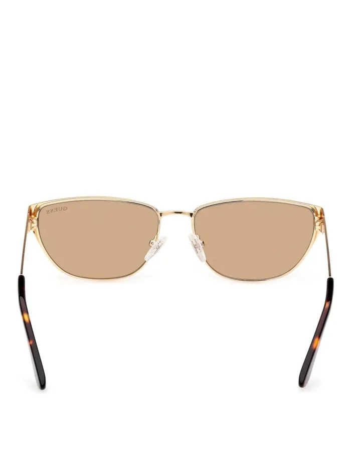 Gia Metal CatEye Sunglasses Gold WTort Arm Sunglasses GUESS Women Gia Metal CatEye Sunglasses Gold WTort Arm Sunglasses GUESS Women