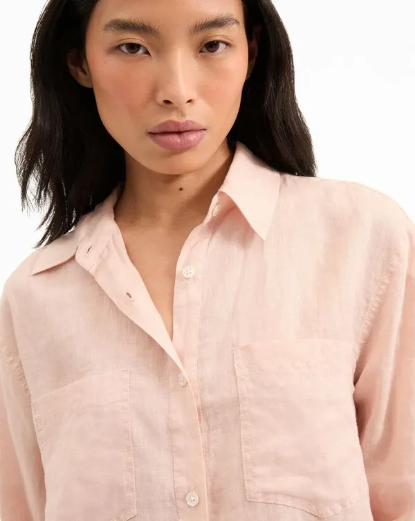 Gil Top Pink Shell Women Veronica Beard Tops