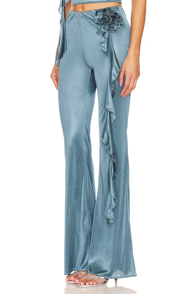Giulia Pant Teal Grey Women Lovers and Friends Pants Giulia Pant Teal Grey Women Lovers and Friends Pants