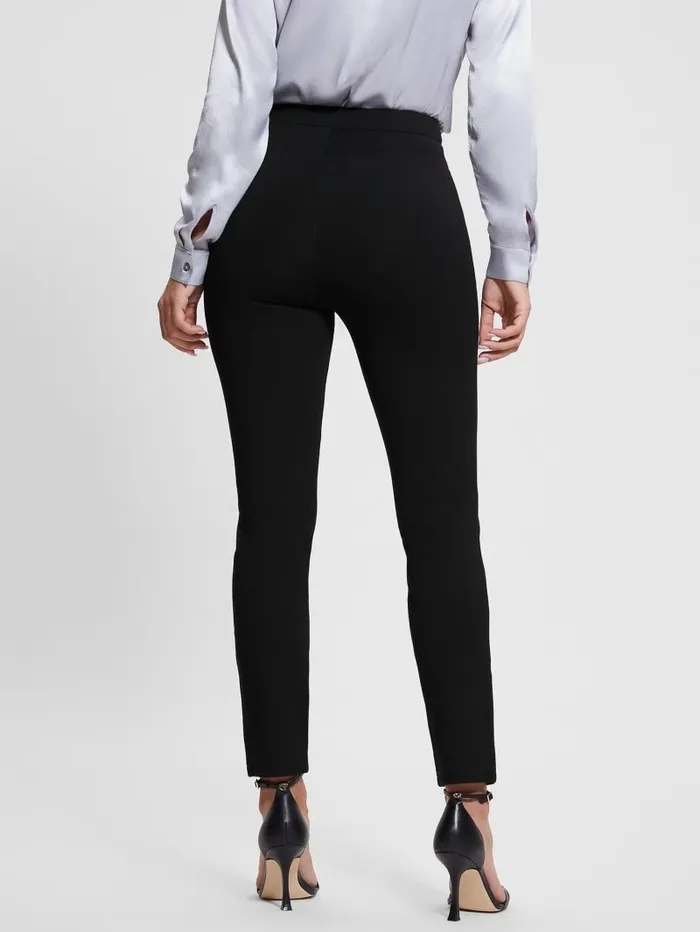 GUESS Eco Claudia Ring Ankle Pant Black Women Bottoms GUESS Eco Claudia Ring Ankle Pant Black Women Bottoms