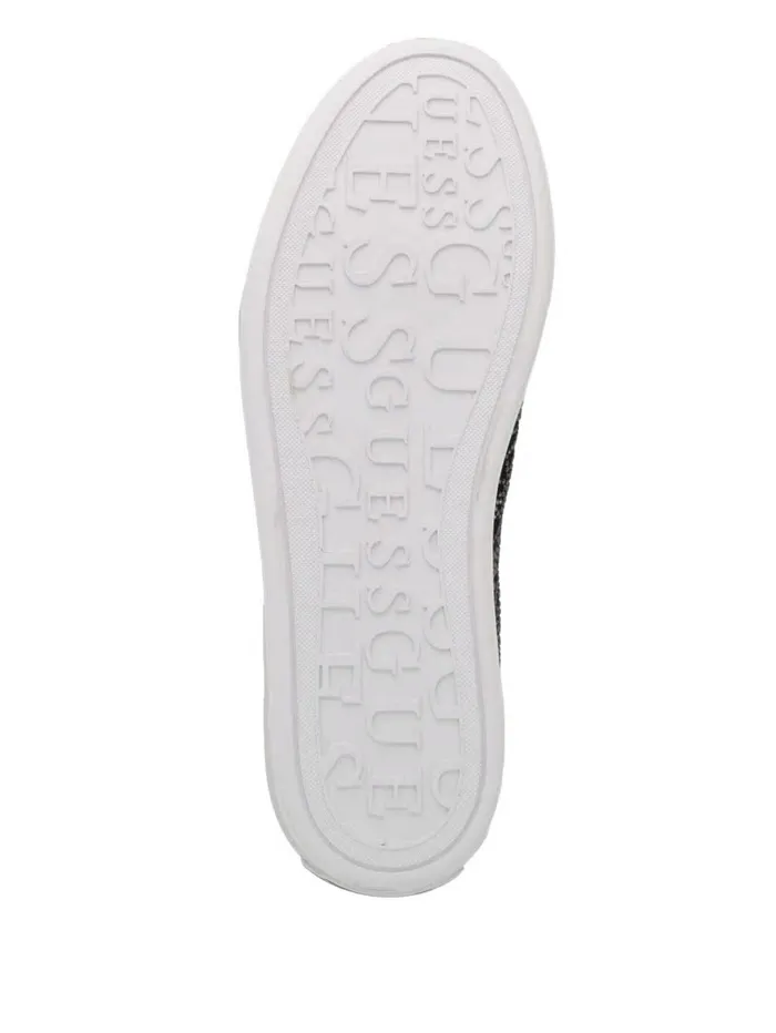 GUESS Gelsen Rhinestone Logo LowTop Sneakers Black 001 Women Sneakers