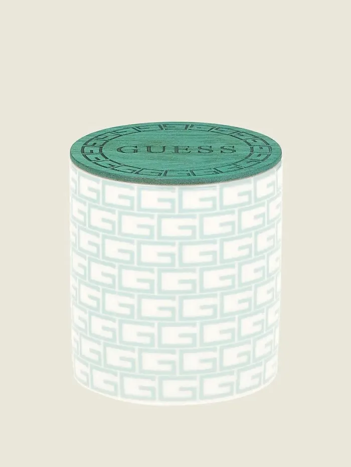 GUESS Greca Candle Aqua Women Home GUESS Greca Candle Aqua Women Home