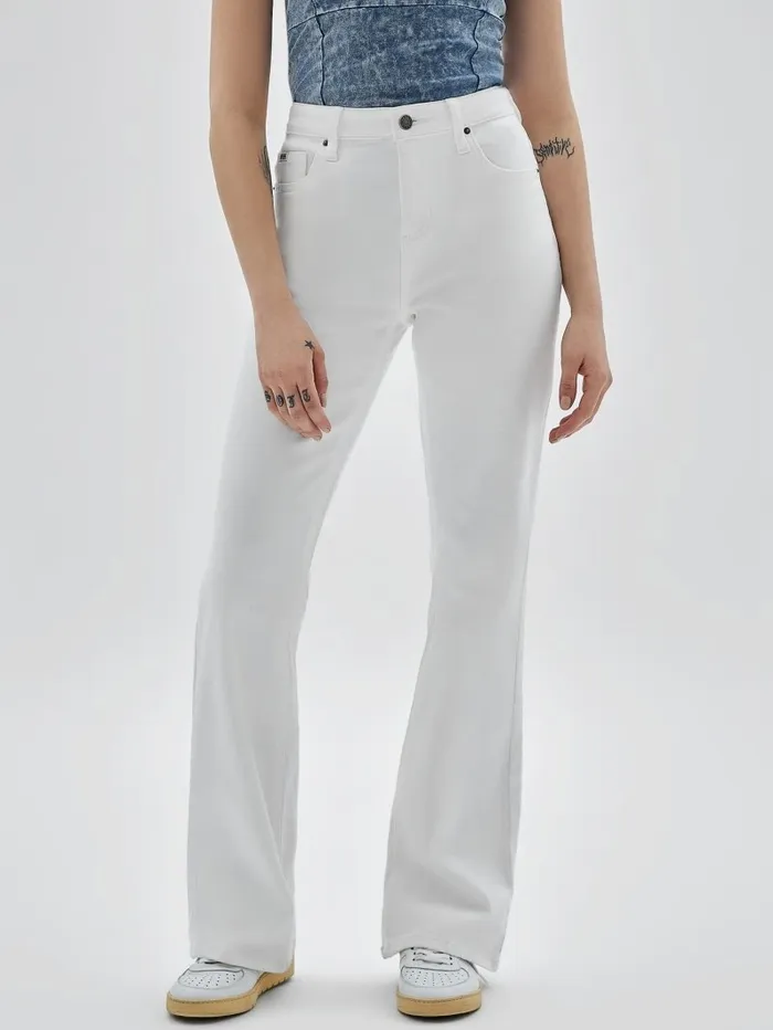 GUESS GUESS Originals Kit Bootcut Jeans Go Aged White Wash Women Bottoms