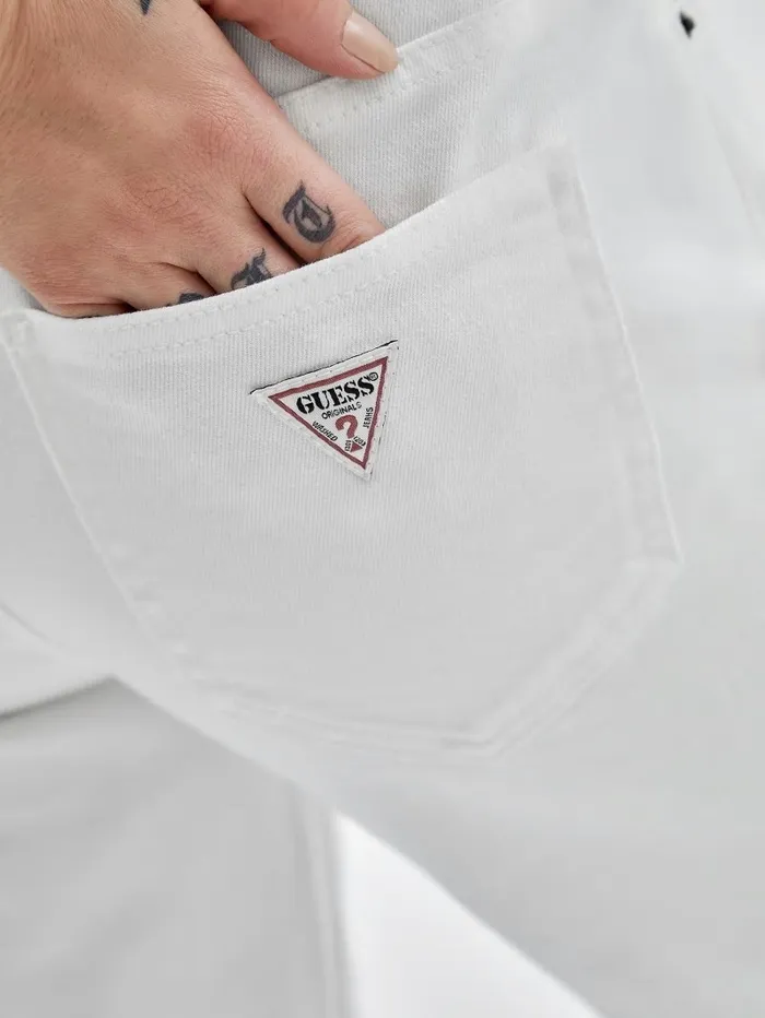 GUESS GUESS Originals Kit Bootcut Jeans Go Aged White Wash Women Bottoms GUESS GUESS Originals Kit Bootcut Jeans Go Aged White Wash Women Bottoms