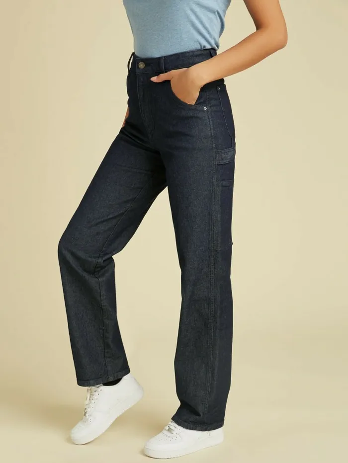 GUESS GUESS Originals Kit Carpenter Jeans Go Dark Rinse Wash Women Jeans and Denim GUESS GUESS Originals Kit Carpenter Jeans Go Dark Rinse Wash Women Jeans and Denim