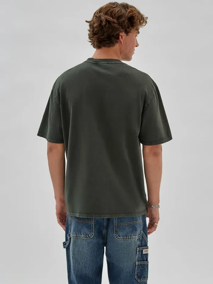 GUESS GUESS Originals Triangle Tee Green Duffel Multi Men TShirts and Tanks GUESS GUESS Originals Triangle Tee Green Duffel Multi Men TShirts and Tanks