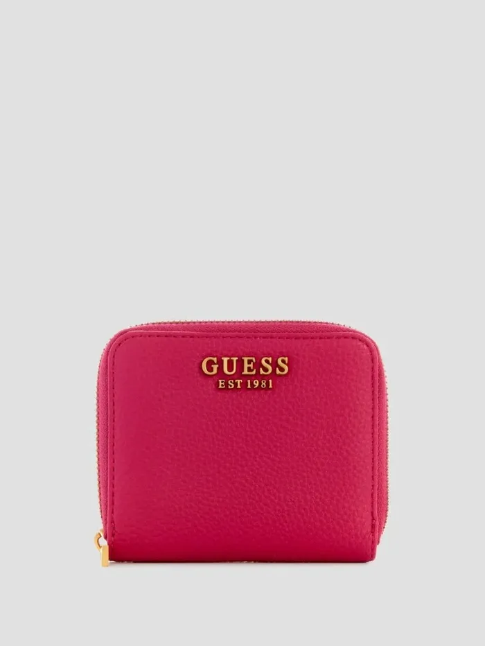 GUESS Handbags Women Laryn Small ZipAround Wallet Fuchsia