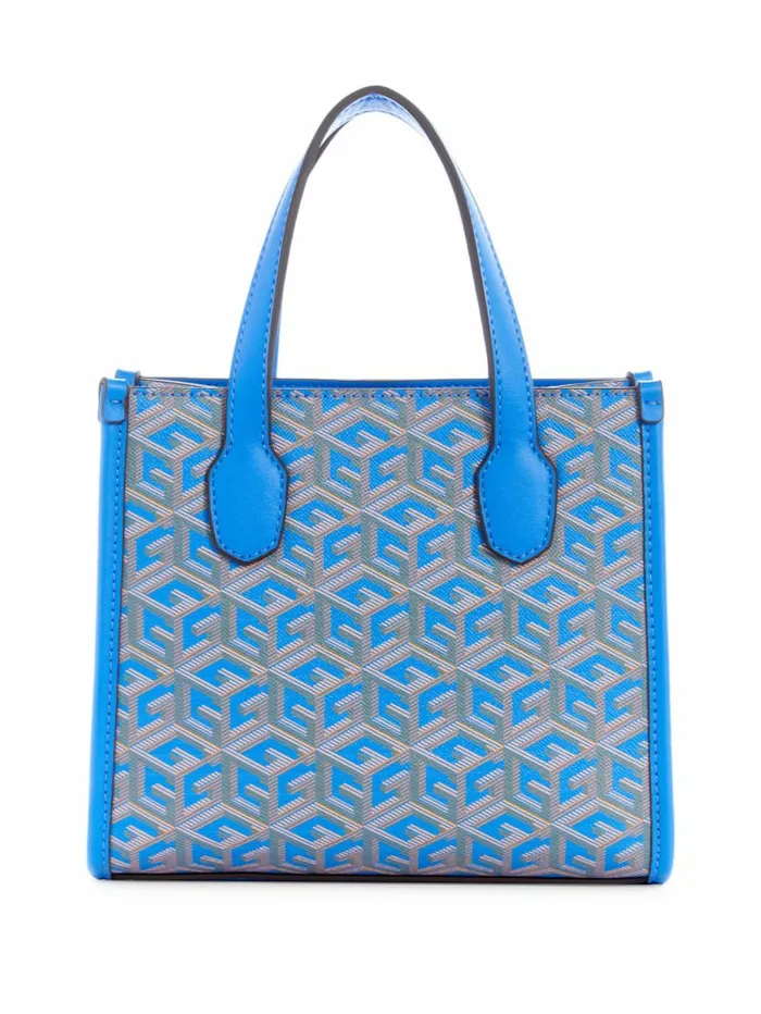 GUESS Handbags Women Silvana Mini Totes Aquatic Logo GUESS Handbags Women Silvana Mini Totes Aquatic Logo