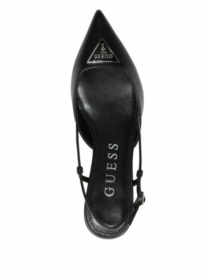 GUESS Heels Women Jesson Triangle Kitten Heels Black 001
