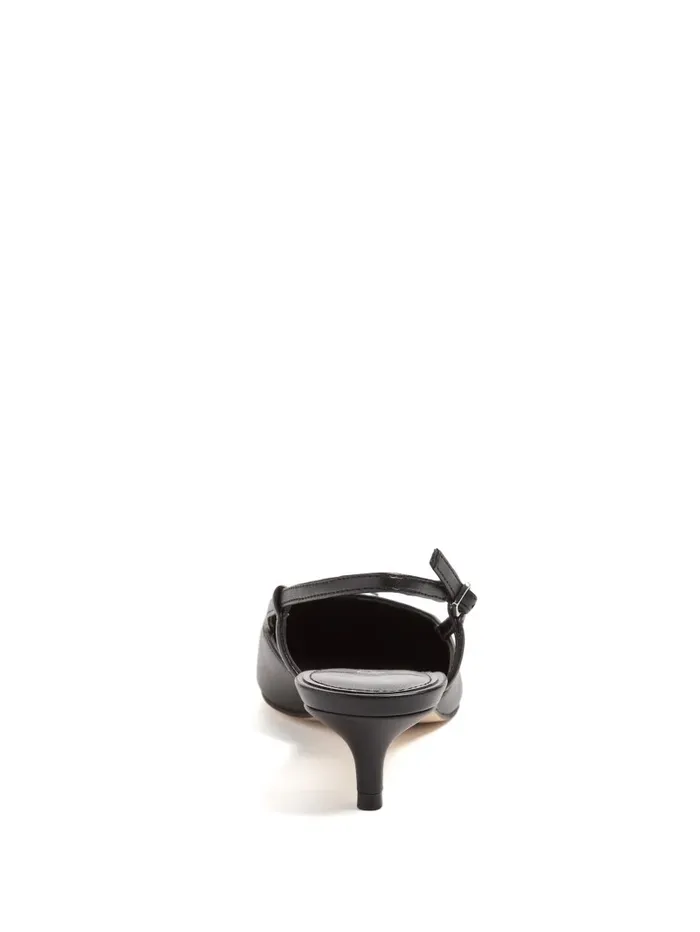 GUESS Heels Women Jesson Triangle Kitten Heels Black 001
