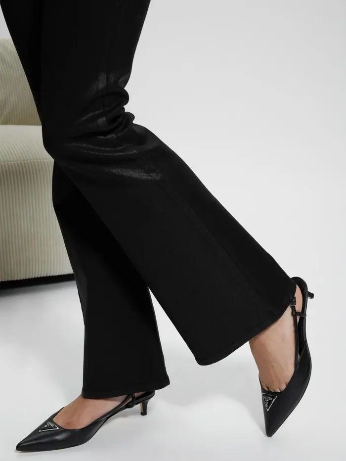 GUESS Heels Women Jesson Triangle Kitten Heels Black 001