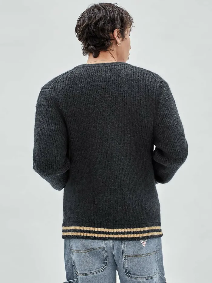 GUESS Hoodies and Sweaters Men GUESS Originals Knit Cardigan Daring Ocean GUESS Hoodies and Sweaters Men GUESS Originals Knit Cardigan Daring Ocean