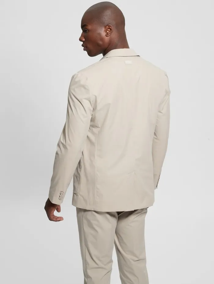 GUESS Jackets and Coats Men TechStretch Blazer Pasadena Stone GUESS Jackets and Coats Men TechStretch Blazer Pasadena Stone