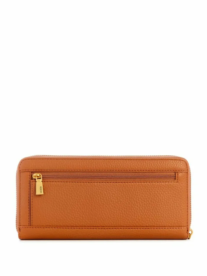 Handbags Laryn Large ZipAround Wallet Cognac GUESS Women Handbags Laryn Large ZipAround Wallet Cognac GUESS Women