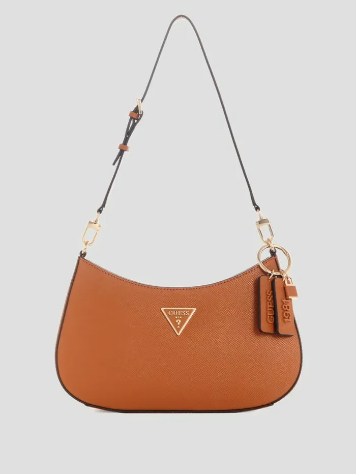 Handbags Noelle Shoulder Bag Light Cognac GUESS Women