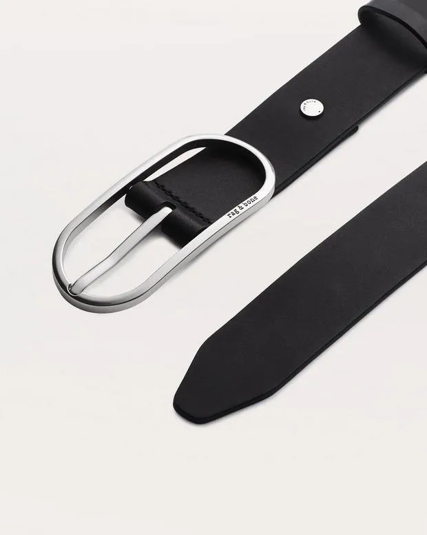Handbags Rounded Rebound Leather Belt Black rag and bone Women