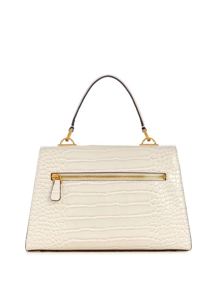 Handbags Women GUESS Sestri CrocodileEmbossed Crossbody White Handbags Women GUESS Sestri CrocodileEmbossed Crossbody White