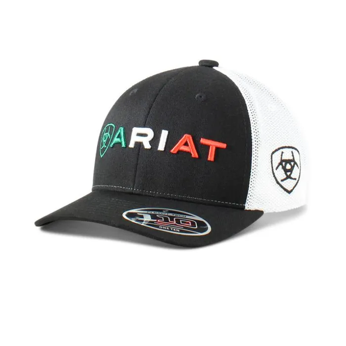 Hats and Caps Kids Ariat Mexico Logo Cap Black
