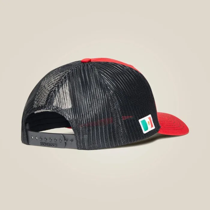 Hats and Caps Men Ariat Mexico Hat Red Hats and Caps Men Ariat Mexico Hat Red