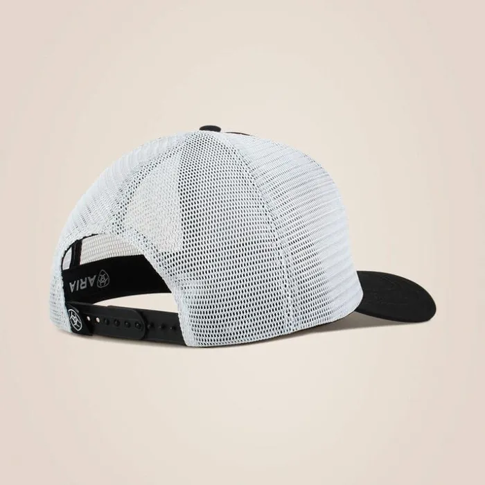 Hats and Caps Men Ariat Mexico Luchador Cap Black Hats and Caps Men Ariat Mexico Luchador Cap Black
