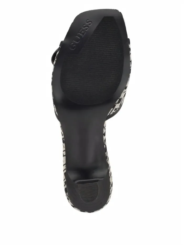Heels Women Dista Buckled Logo Kitten Heels Black 001 GUESS Heels Women Dista Buckled Logo Kitten Heels Black 001 GUESS