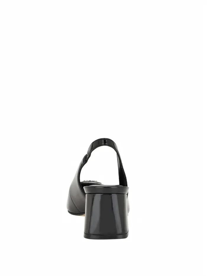 Heels Zanda Slingback Block Heels Black 001 GUESS Women