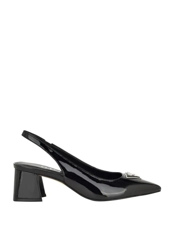 Heels Zanda Slingback Block Heels Black 001 GUESS Women