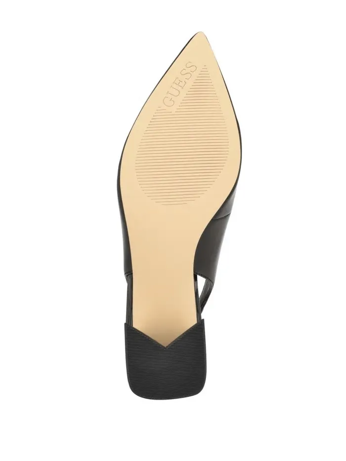 Heels Zanda Slingback Block Heels Black 001 GUESS Women
