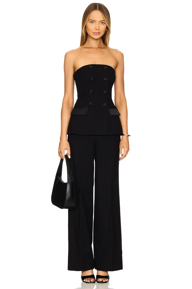 Helena Jumpsuit Black Women Lovers and Friends Jumpsuits