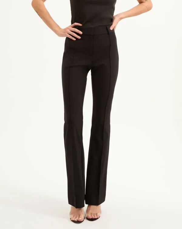 Hibiscus Scuba Pant Black Women Veronica Beard Pants Hibiscus Scuba Pant Black Women Veronica Beard Pants