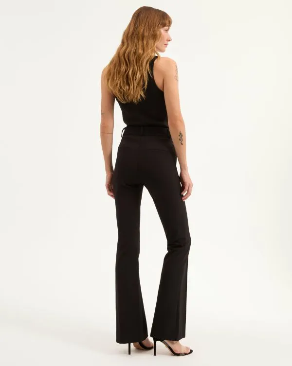 Hibiscus Scuba Pant Black Women Veronica Beard Pants Hibiscus Scuba Pant Black Women Veronica Beard Pants
