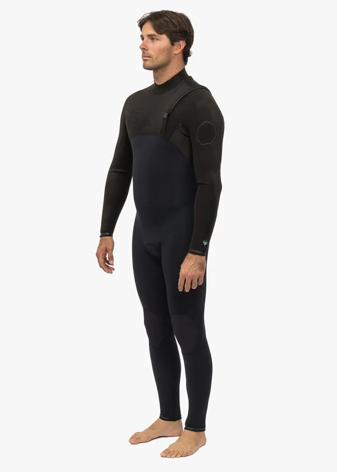 High Seas II 43 Full Chest Zip Wetsuit Stealth High Seas Wetsuits Vissla Men High Seas II 43 Full Chest Zip Wetsuit Stealth High Seas Wetsuits Vissla Men