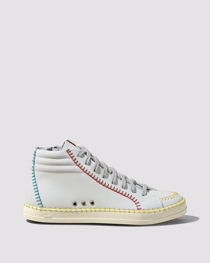 High Tops Women P448 Skate WhiteStitch Sneaker