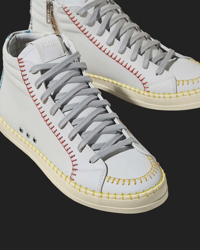 High Tops Women P448 Skate WhiteStitch Sneaker High Tops Women P448 Skate WhiteStitch Sneaker