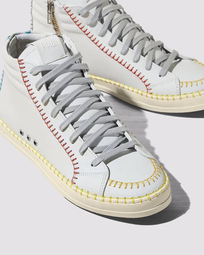 High Tops Women P448 Skate WhiteStitch Sneaker High Tops Women P448 Skate WhiteStitch Sneaker