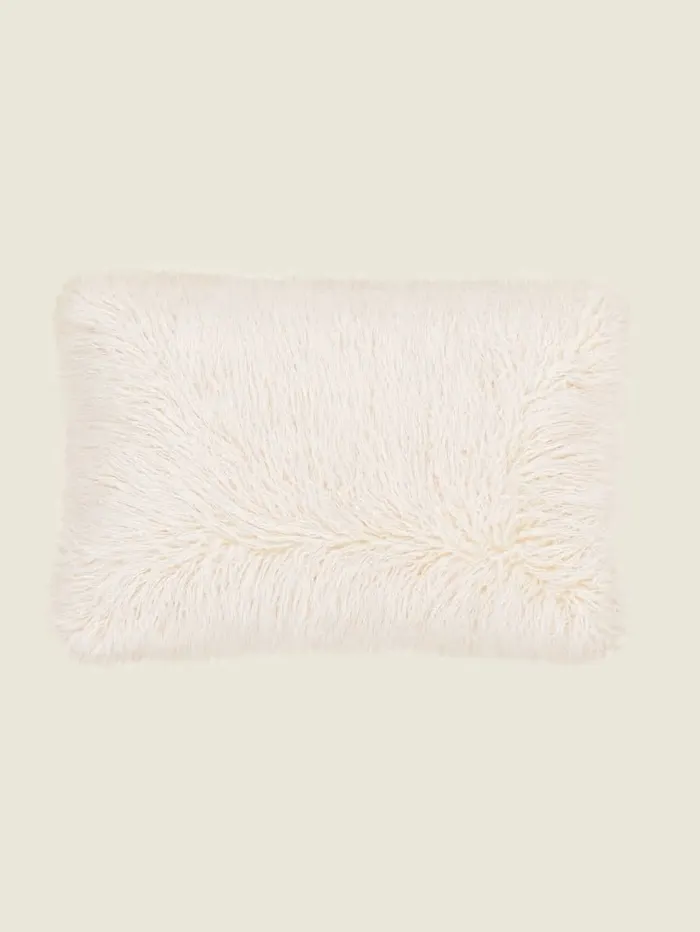 Home Helma Rectangular FauxFur Pillow Creme GUESS Women