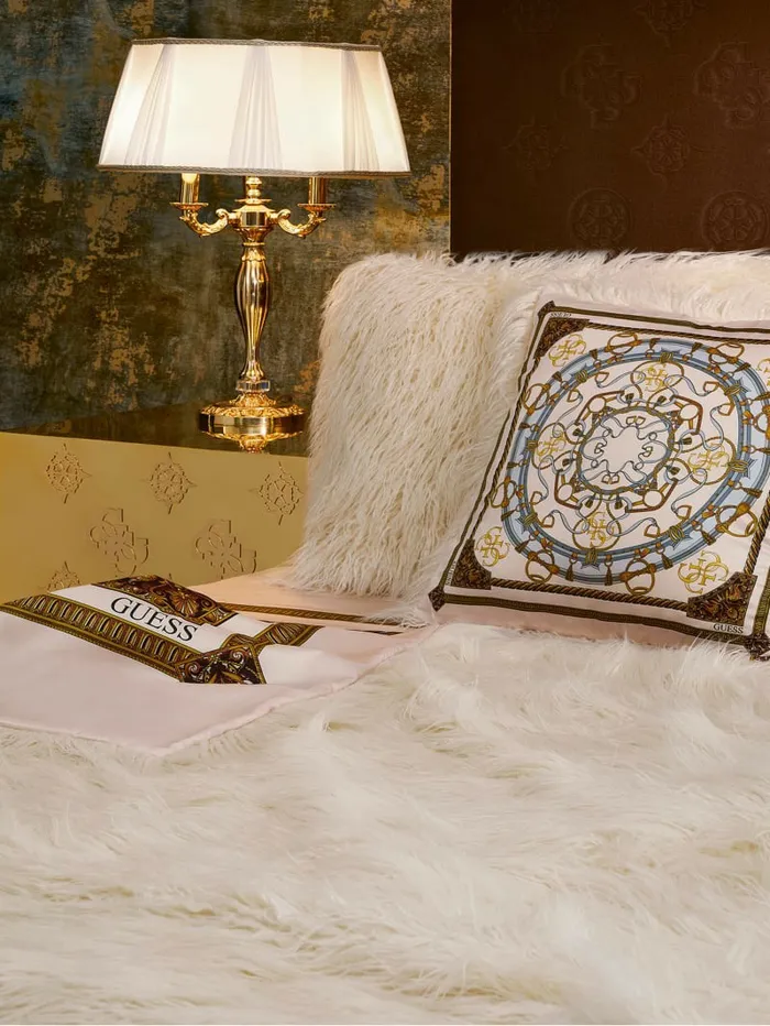 Home Helma Rectangular FauxFur Pillow Creme GUESS Women Home Helma Rectangular FauxFur Pillow Creme GUESS Women