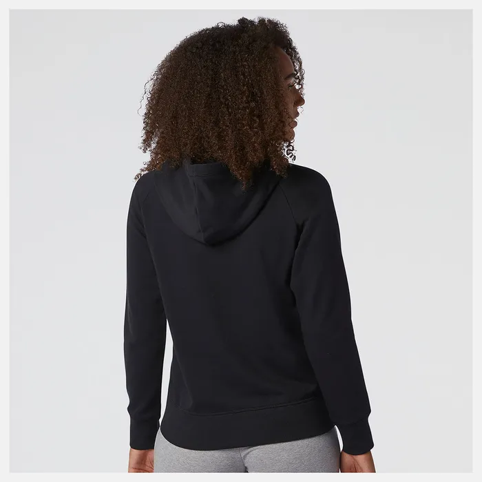Hoodies and Sweatshirts Women NB Essentials Pullover Hoodie BLACK New Balance Hoodies and Sweatshirts Women NB Essentials Pullover Hoodie BLACK New Balance