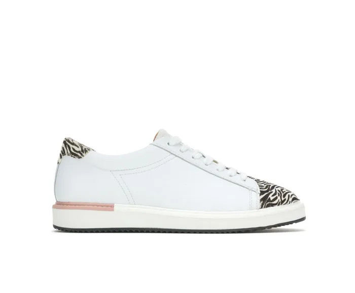 Hush Puppies Sabine Sneaker White Leatherzebra Women Sneakers